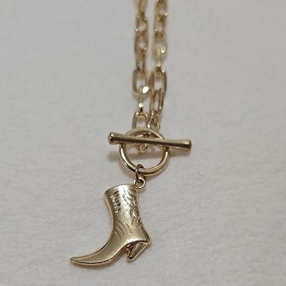 Jewelry - Cowboy Boot Pendant Necklace